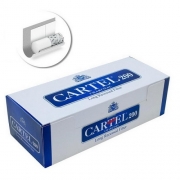 Гильзы для сигарет Cartel Long Recessed Filter - 200 шт. (Угольные)